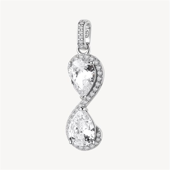 Pendant Brosway Woman FANCY INFINITE WHITE in Silver Cubic Zirconia FIW180 REALE - FIW180 REALE